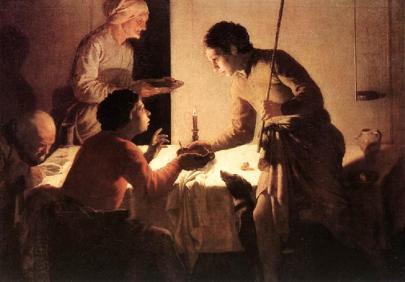 TERBRUGGHEN, Hendrick The Supper wt oil painting picture